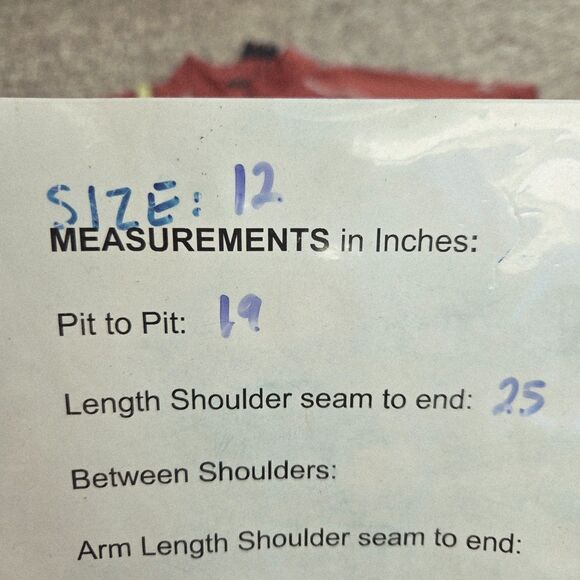 B Vertigo Women's Sz 12 Adara Cool Tech Training Shirt Mineral Red Coral SS NEW - Picture 12 of 12